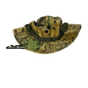 Vintage Green and Brown Hat Accessories